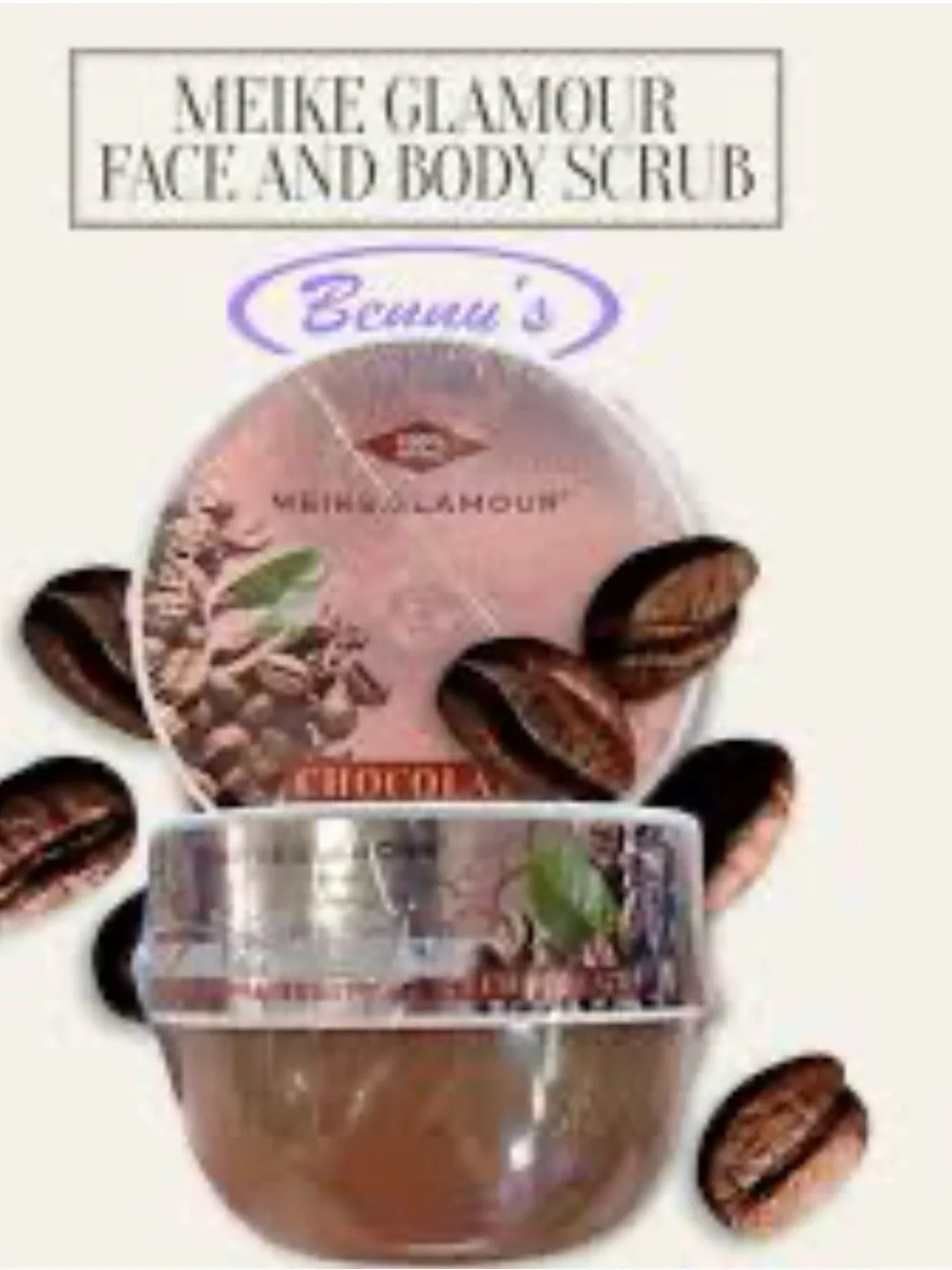 Skincare-Meike Glamour Chocolate Face & Body Scrub